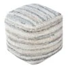 Found & Fable Willow Pouf -Family Home Furn Store found fable willow pouf