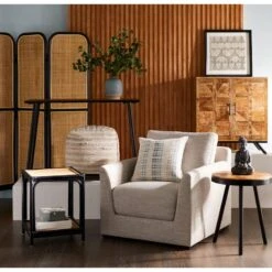 Found & Fable Willow Pouf -Family Home Furn Store found fable willow pouf 3