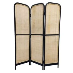 Found & Fable Zola Rattan Room Divider -Family Home Furn Store found fable zola rattan room divider 2