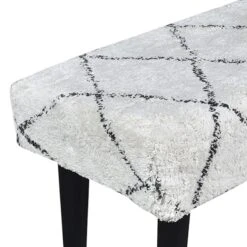 Found & Fable Zuri Cream & Black Tufted Bench 19 Found & Fable Zuri Cream & Black Tufted Bench -Family Home Furn Store found fable zuri cream black tufted bench 6