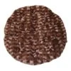 Fuzzy Papasan Cushion, Chocolate -Family Home Furn Store fuzzy papasan cushion chocolate