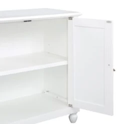 Grace Mitchell Asbury 2-Door White Cabinet -Family Home Furn Store grace mitchell asbury 2 door white cabinet 3