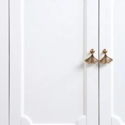 Grace Mitchell Asbury 2-Door White Cabinet -Family Home Furn Store grace mitchell asbury 2 door white cabinet 4