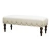 Grace Mitchell Ellery Bench With Scalloped Nailheads 1 Grace Mitchell Ellery Bench With Scalloped Nailheads -Family Home Furn Store grace mitchell ellery bench with scalloped nailheads