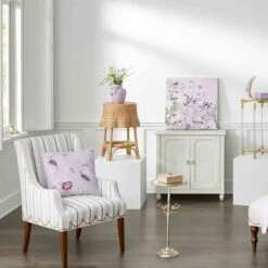 Grace Mitchell Olivia Striped Scalloped Armchair -Family Home Furn Store grace mitchell olivia striped scalloped armchair 4