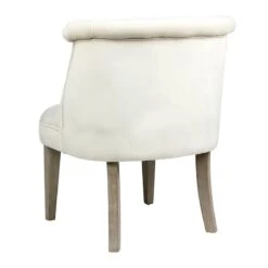 Grace Mitchell Roxanne Accent Chair, Ivory -Family Home Furn Store grace mitchell roxanne accent chair ivory 2