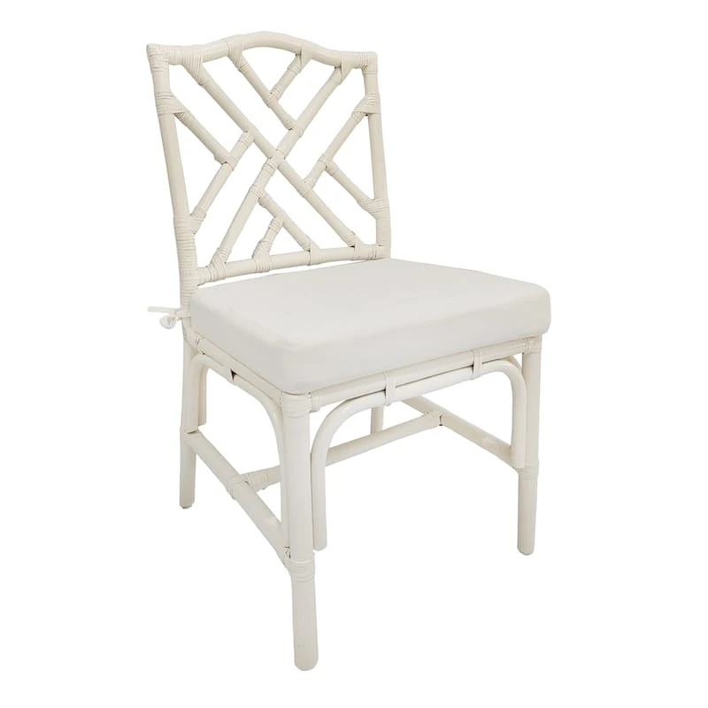 Grace Mitchell Set Of 2 Dana White Rattan Dining Chair 4 Grace Mitchell Set Of 2 Dana White Rattan Dining Chair - Image 2