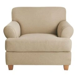 Honeybloom Brooke Armchair, Tan -Family Home Furn Store honeybloom brooke armchair tan 2