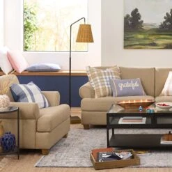 Honeybloom Brooke Armchair, Tan -Family Home Furn Store honeybloom brooke armchair tan 3