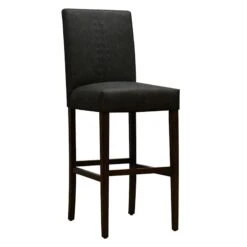 Honeybloom Brown Baseball Stitch Barstool