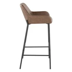 Honeybloom Destin Barstool, Brown -Family Home Furn Store honeybloom destin barstool brown 2