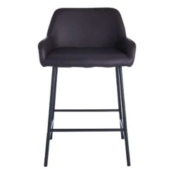 Honeybloom Destin Counter Stool, Dark Brown -Family Home Furn Store honeybloom destin counter stool dark brown 2