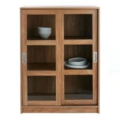 Honeybloom Fullerton 3-Shelf Sliding Door Cabinet 9 Honeybloom Fullerton 3-Shelf Sliding Door Cabinet -Family Home Furn Store honeybloom fullerton 3 shelf sliding door cabinet 2