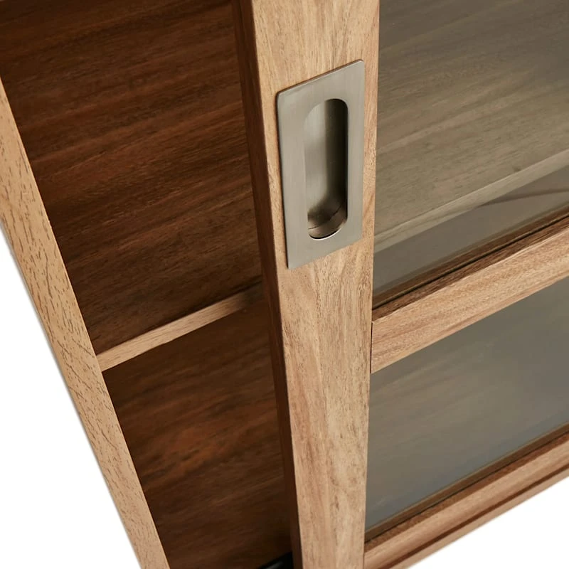 Honeybloom Fullerton 3-Shelf Sliding Door Cabinet 7 Honeybloom Fullerton 3-Shelf Sliding Door Cabinet - Image 5