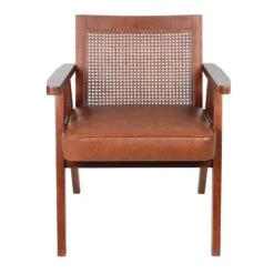Honeybloom Kanon Cane Back Accent Chair -Family Home Furn Store honeybloom kanon cane back accent chair 1