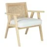 Honeybloom Kanon White Oak Accent Chair -Family Home Furn Store honeybloom kanon white oak accent chair