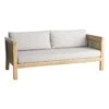 Honeybloom Park City Blonde Acacia Wood Outdoor Sofa -Family Home Furn Store honeybloom park city blonde acacia wood outdoor sofa