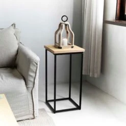 Honeybloom Parquet Wood Accent Table -Family Home Furn Store honeybloom parquet wood accent table 4