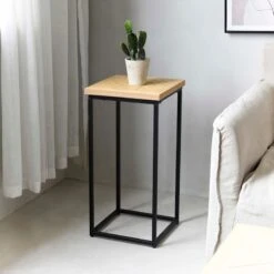 Honeybloom Parquet Wood Accent Table -Family Home Furn Store honeybloom parquet wood accent table 5