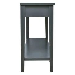 Honeybloom Redmond 2-Drawer Console Table, Grey -Family Home Furn Store honeybloom redmond 2 drawer console table grey 2