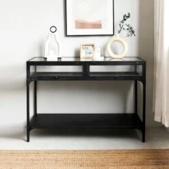Honeybloom Sage Frost Console Table -Family Home Furn Store honeybloom sage frost console table 5
