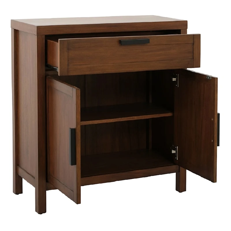 Honeybloom Samuel 1-Drawer 2-Door Wooden Cabinet 6 Honeybloom Samuel 1-Drawer 2-Door Wooden Cabinet - Image 4