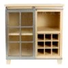 Honeybloom Suzanne Barn Door Wine Cabinet -Family Home Furn Store honeybloom suzanne barn door wine cabinet