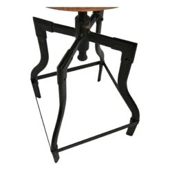 Honeybloom Waco Adjustable Backless Barstool -Family Home Furn Store honeybloom waco adjustable backless barstool 3