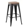 Honeybloom Westfield Barstool, Black 2 Honeybloom Westfield Barstool, Black -Family Home Furn Store honeybloom westfield barstool black