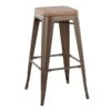 Honeybloom Westfield Barstool, Bronze