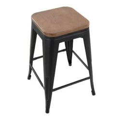 Honeybloom Westfield Counter Stool, Black -Family Home Furn Store honeybloom westfield counter stool black 3