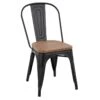 Honeybloom Westfield Dining Chair, Black -Family Home Furn Store honeybloom westfield dining chair black
