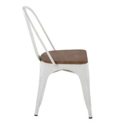Honeybloom Westfield Dining Chair, White -Family Home Furn Store honeybloom westfield dining chair white 1