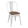Honeybloom Westfield Dining Chair, White -Family Home Furn Store honeybloom westfield dining chair white