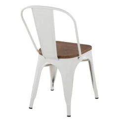 Honeybloom Westfield Dining Chair, White -Family Home Furn Store honeybloom westfield dining chair white 2