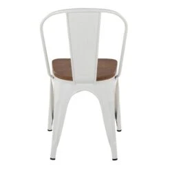 Honeybloom Westfield Dining Chair, White -Family Home Furn Store honeybloom westfield dining chair white 3