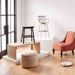 Honeybloom Whitley Swivel Barstool -Family Home Furn Store honeybloom whitley swivel barstool 10