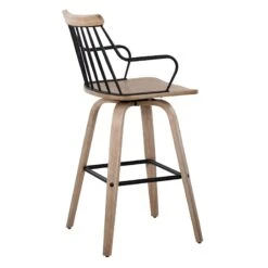 Honeybloom Whitley Swivel Counter Stool -Family Home Furn Store honeybloom whitley swivel counter stool 3