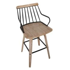 Honeybloom Whitley Swivel Counter Stool -Family Home Furn Store honeybloom whitley swivel counter stool 5