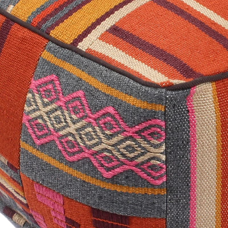 Indira Yard Dyed Pouf 4 Indira Yard Dyed Pouf - Image 2