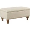 Jasmine Linen Storage Ottoman, Natural -Family Home Furn Store jasmine linen storage ottoman natural