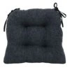 Jasper Black Chair Pad -Family Home Furn Store jasper black chair pad