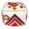 Kalki Embroidered Pouf -Family Home Furn Store kalki embroidered pouf