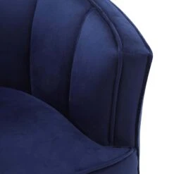Laila Ali Avani Blue Velvet Accent Chair -Family Home Furn Store laila ali avani blue velvet accent chair 6