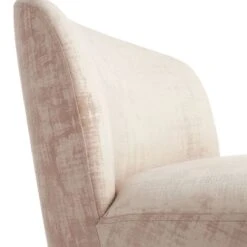 Laila Ali Caila Taupe Velvet Swivel Chair -Family Home Furn Store laila ali caila taupe velvet swivel chair 3