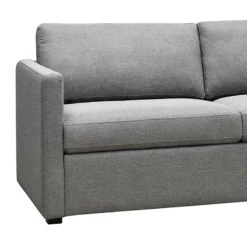 Laila Ali Harlowe Track Arm Sofa Grey 10 Laila Ali Harlowe Track Arm Sofa Grey -Family Home Furn Store laila ali harlowe track arm sofa grey 3