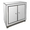 Laila Ali Modern Living 2-Door Mirrored Cabinet -Family Home Furn Store laila ali modern living 2 door mirrored cabinet