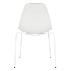 Lily White Dining Chair With Metal Legs -Family Home Furn Store lily white dining chair with metal legs 3