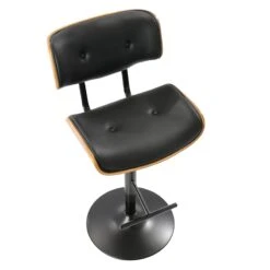 Lombardi Adjustable Faux Leather Barstool 14 Lombardi Adjustable Faux Leather Barstool -Family Home Furn Store lombardi adjustable faux leather barstool 5