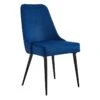 Mereen Indigo Velvet Dining Chair -Family Home Furn Store mereen indigo velvet dining chair